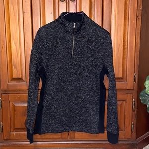 Men’s M Merona black quarter zip